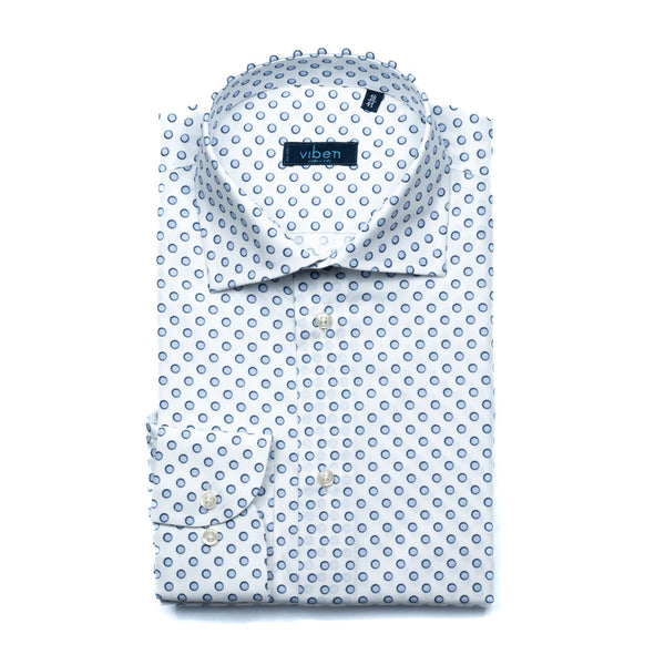 Xacus - Camicia Evolution Bordeaux A Pois Su - Foto 6