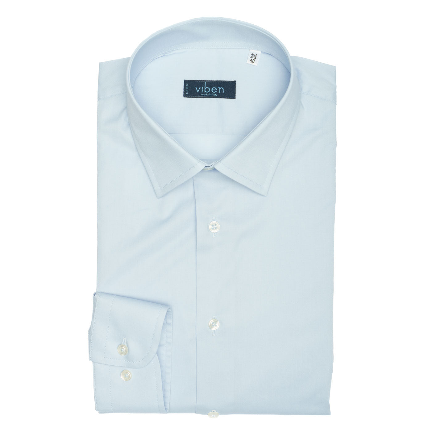 Venti - Camicia da uomo business, tinta unita celeste 38 Venti - Camicia da uomo business, tinta unita celeste 38