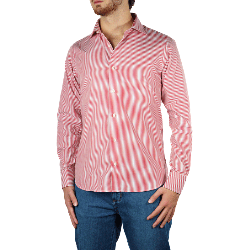 Camicia Olymp Bianca Slim Fit - Puro Lino Collezione Primavera Estate 2023 Camicia Olymp Bianca Slim Fit - Puro Lino Collezione Primavera Estate 2023