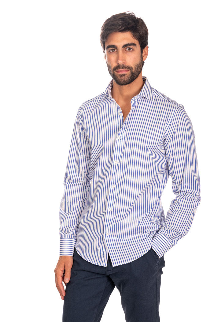 Camicia con motivo ricamato Regular Fit - Verde scuro/righe - UOMO | H&M IT Camicia con motivo ricamato Regular Fit - Verde scuro/righe - UOMO | H&M IT