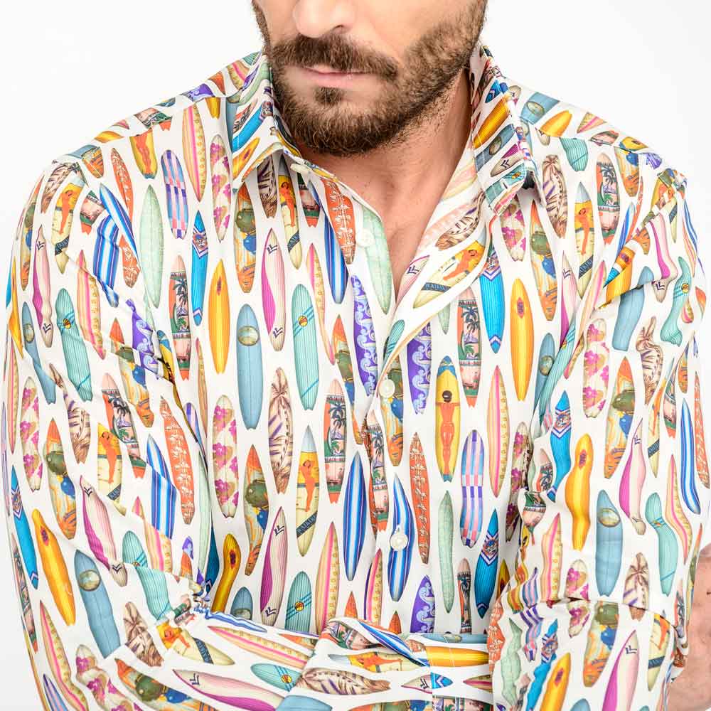 Camicia con stampa Surf vibenfactorystore