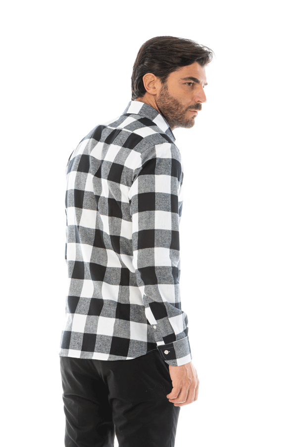 Camicia bianca 2025 pantalone nero uomo