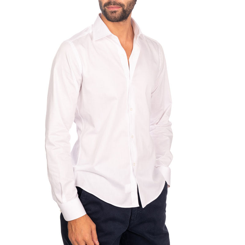 Camicia Blanca Elegante con Gemelli | Hockerty Camicia Blanca Elegante con Gemelli | Hockerty