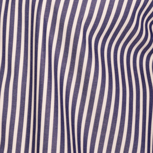 camicia classica righe blu navy slim