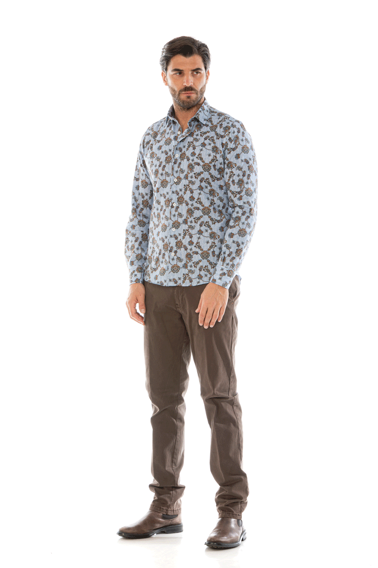 Camicia uomo hotsell fantasia fiori
